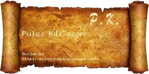 Pulcz Kászon névjegykártya